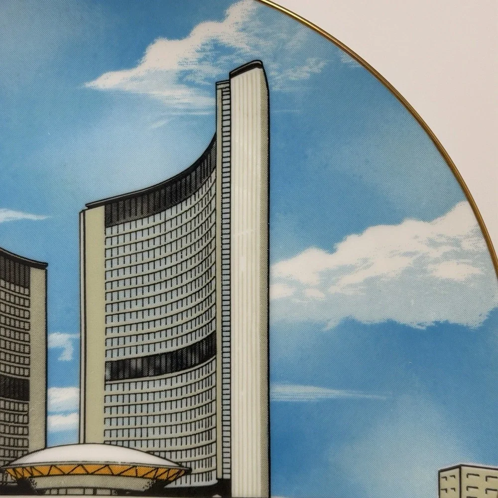 AMF Bowling BPAA Convention 1977 Toronto Civic Centre Porcelain‎ Plate 10